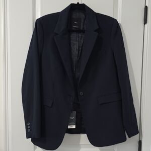 Mango Elegant Navy Blazer